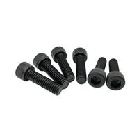 YANGC Tornillos de rosca izquierda M3 M4 M5 M6 M8 M10 Grado 12.9 DIN912 Tornillo de cabeza hueca hexagonal(M3x6 (20pcs))