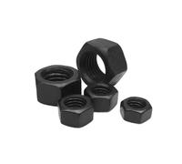 YANGC Tuerca hexagonal de acero al carbono de grado 8.8, DIN934, 1/50 unidades, M1.4, M1.6, M2, M2.5, 2.6, M3, M3.5, M4, M5, M6, M8, M10, M12, M14, M16, M20, M22, M24(50pcs M2)
