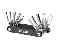 Yangers 10 en 1 herramientas kit de destornilladores tener Llave Allen, Herramientas mantenimiento de cámaras, Herramienta de bolsillo plegable Fotógrafos Multiherramienta
