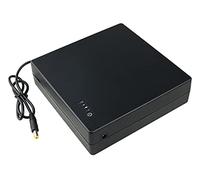 Yangers Fuente de alimentación ininterrumpida inteligente mini UPS de alto rendimiento, batería de 24000 mAh para router CC 12 V, cámara, alarma, módem