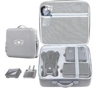 Yangers Funda de transporte rígida de EVA para dron DJI Mavic 4 Pro, mando a distancia RC Pro 2/RC 2, 4 baterías, cargador y accesorios, bolsa protectora de almacenamiento de viaje con correa para el