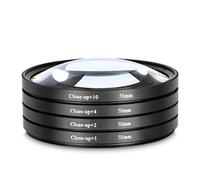 Yangers Juego de filtros de lente macro para cámara DSLR (+1,+2,+4,+10) ampliación con bolsa de almacenamiento (58mm)
