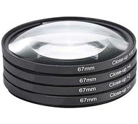 Yangers Juego de filtros macro para cámara réflex digital (+ 1, 2, 4, 10 aumentos) con bolsa de almacenamiento (67 mm)