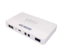 Yangers Mini UPS 12V Fuente de alimentación ininterrumpida, 10400mAh Banco de energía para Pilas ups batería de Respaldo para Router Cámara Alarm, única de 5V USB QC 9V 12V DC 24V 48V Gigabit PoE