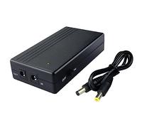 Yangers Mini UPS Fuente de alimentación ininterrumpida Reino Unido, dispositivo de respaldo de batería portátil de 6000 mAh, banco de energía para el hogar, salida única de 12 V CC para módem WiFi