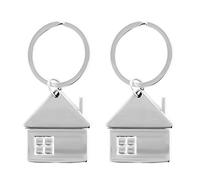 Yangfei 2Pcs Llaveros Originales Llavero Casa Llaveros para Parejas Casa, Llavero en Forma de Casa de Aleación para Llaves y Llaveros Bolsa Adornos Colgantes (7 cm) Dia de La Madre