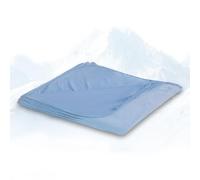 Yanghad Manta Refrescante 150 x 200 cm, Manta de Verano de Doble Cara con Tecnología Japonesa ARC-Chill 3.0, Manta Ligera de Fibra Refrescante Cama, Sofá y Viajes. (Azul Oscuro)