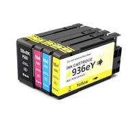 YanglishiOU Cartucho de Tinta for Impresora Officejet Pro 9110B, 9120B, 9130b, 9720, 9730, 9120e, 9130e, 9720e, 9730e 4S6X3A(1Set 4Color 936e)