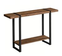 YANGLLYJ Consola Madera, Mueble Recibidor Estrecho con Estante de Almacenamiento, Detrás del Sofá el Pasillo la Sala de Estar(120x25x80cm/47x10x32in)