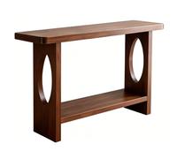 YANGLLYJ Consola Madera, Mueble Recibidor Estrecho Moderna con Estante Inferior para Pasillo y Sala(Brown,120x30x80cm/47x12x32in)