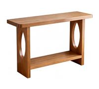 YANGLLYJ Consola Madera, Mueble Recibidor Estrecho Moderna con Estante Inferior para Pasillo y Sala(Yellow,140x30x80cm/55x12x32in)