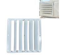 YANGLLYJ Cubre Aire Acondicionado Exterior, Acero Inoxidable Deflector Aire Acondicionado, Red Protectora para Compresor y Condensador de Aire Acondicionado(43x43cm/17x17in)