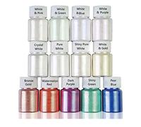 YANGLY Pearl Powder 13 colores para Aurora Resin Powder Mica Pearlescent Pigments Kit Colorantes Resin Dye Epoxy Resin Color Toning Jewelry Mak