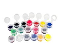 YANGLY Resina epoxi Color Crema 18 Colores Epoxi Pigmento Pasta Resina Colorante Cada 0.07oz Resina no tóxica Tinte Color sólido para joyería Fabricación de Manualidades