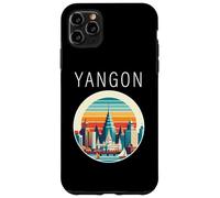 Yangon Myanmar paisaje Art Deco Carcasa para iPhone 11 Pro Max