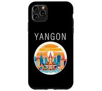 Yangon Myanmar paisaje Art Deco Carcasa para iPhone 11 Pro Max