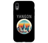 Yangon Myanmar paisaje Art Deco Carcasa para iPhone XR