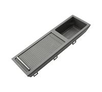 YANGQI yaoqijie FIT FOR-BMW E46 3 Series 1998-2007 Front Center Console Bandeja de Almacenamiento de Agua Taza de Taza de Bebidas 51167038323 Gray Lasting (Color : Gris)