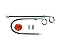 YANGQI yaoqijie Kit regulador de Ventana Encajar for Renault Megane II Kit de reparación del regulador del regulador de la Ventana Convertible Cabriolet 2002-2016 Lasting