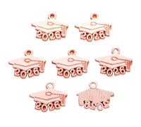 Yangshe Dijes de letras 2026, 240 unidades, colgantes del año 2026, accesorios para hacer joyas, hechos a mano, 13 x 9 mm, para manualidades, fabricación de joyas, talla única, Acetato, No es una