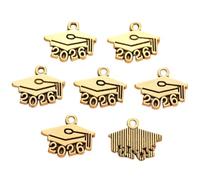 Yangshe Dijes de letras 2026, 240 unidades, colgantes del año 2026, accesorios para hacer joyas, hechos a mano, 13 x 9 mm, para manualidades, fabricación de joyas, talla única, Acetato, No es una