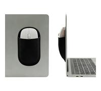 YANGSHINE 1 bolsa universal para mouse, ligera, cómoda, para laptop, autoadhesiva, reutilizable, compacta, elástica, para portátiles (color negro)
