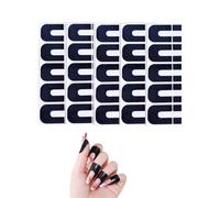 YANGSHINE 200 protectores de esmalte de uñas para dedos, autoadhesivos, en forma de U, barrera de esmalte de uñas, protección suave y flexible, protección de dedos, cinta protectora de cutículas para