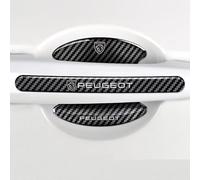 YANGSKT1 8 Piezas Protectores Manilla de Coche para Peugeot 208 2019-2024, Manija de la Puerta del Automóvil Protector contra Rasguños Coche Pegatinas protección Copa