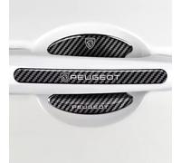YANGSKT1 8 Piezas Protectores Manilla de Coche para Peugeot, Manija de la Puerta del Automóvil Protector contra Rasguños Coche Pegatinas protección Copa