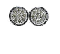 YANGTINGTING Conjunto faros antiniebla Para Nissan Para Tiida Note X-Trail T31 Para Murano Cube Juke Patrol 3 Para Rogue Para Versa Lámpara Faro Luz Antiniebla Halógena(LED Fog A)