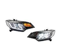 YANGTINGTING Faro Principal Montaje Para Jazz GK5 2014-2020 Para Ajuste LED Par De Conjunto De Faros De Coche Faro Delantero Coche(Left-hand Driving)