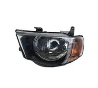 YANGTINGTING Faro Principal Montaje Para Mitsubishi L200 TRITON 2006-2009 Con Luz Lateral Halógena Señal Giro Lámpara Esquina DRL Sin Bombilla Faro Delantero Coche(Left)