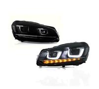 YANGTINGTING Faro Principal Montaje Para VW Para Golf 6 2010 2011 2012 2013 2014 Conjunto De Faros De Coche Faro Delantero Coche(No Demon Eye 2PCs)