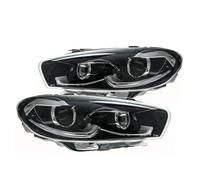 YANGTINGTING Faro Principal Montaje Para VW Para Scirocco 2009-2015 Año Conjunto De Faros LED Con Luz De Circulación Diurna Faro Delantero Coche(For Original Xenon)