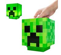 YANGUN Creeper Lampe, Creeper Light con sonidos zombies, 11 cm Carga USB Verde 3D Cube Lampe, Gaming Accesorios Decoración Habitación, Portátil Luz Nocturna Regalo para Niños Adultos