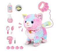 YANGUN Peluche Electrónico Juguete, Juguete Perros ladrando, Peluche Interactivo Electrónico Cachorro Mascota con Caminando y Ladrando, Regalos de para Niños de 3-6 (Color)