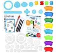 YANGUN Spirograph, Spirograph Deluxe Set, Spirograph Original, Spirograph Art Design Set, Spirograph Niños, Arts and Crafts, Regalos para Niños y Adultos