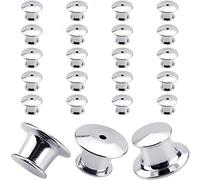 YANGWEN 20pcs Broche Pasador Bloqueo Metal Sin Requieren Herramientas Pin Keepers Backs Imperdibles para DIY Craft Joyería Making Art