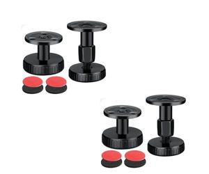 YANGWEN 4 Piezas Marco de Cama Antivibración,Marco de Cama Ajustable,Tope de Cabecera de Pared Herramienta Antivibración Soporte Estabilizador de Cama para Camas,Armarios,Sofás (30-68 mm)