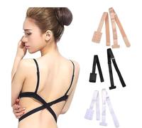 YANGWEN 6 Piezas de Extensores de Sujetador Espalda Descubierta Mujer Extensores de Sujetador,Baja Convertidor Tirantes de Sujetador Sin Espalda para Vestido Sin Espalda V Profundo Sin Espalda