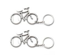 YANGWEN Abrebotellas Llavero Bicicleta, 2 Piezas Bridor de Botellas Bicicleta, Llavero Abridor Cerveza, Llave Abrebotellas Mini, para Fiestas Bodas Bares,Abridor de Botellas de Cerveza Llavero