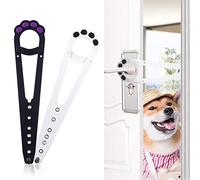 YANGWEN Soporte para Puerta de Mascotas,2 Piezas Cerradura de Puerta Alternativas,tapón para Puerta de Mascotas para Dejar Entrar a los Gatos,Mantener al Perro Fuera