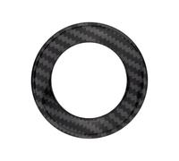 yangwu99 Adhesivo Circular con Logotipo for Volante de Coche, Compatible con Volkswagen Golf 6, 7, MK6, MK7, Jetta, MK5, Passat B6, B7, Polo, Skoda Octavia, Fabia.(Carbon Fiber Color)