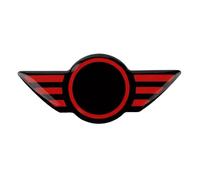 yangwu99 Adhesivo Decorativo for el Panel Central del Volante del Coche, Compatible con Mini Cooper F55, F56, F57, R55, R57, R58, R59, R60 y R61.(Red)