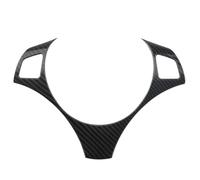 yangwu99 Embellecedor Adhesivo for Panel de Volante de Coche, Compatible con BMW Serie 3 E90 E92 E93 2005-2012, Serie 1 E82 E87 2004-2011, X1 E84 2009-2016.(Black Carbon)