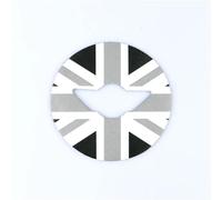 yangwu99 Pegatinas for Volante de Coche compatibles con R50, R52, R53, R55, R56, R60, R61, F54, F55, F56, F60, J01, U25, Accesorios for Mini Cooper.(Gray Jack,Style C R55 TO R61)