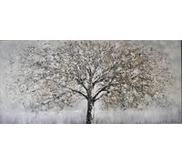 Yangxiaolei cuadros decoracion salon grandes modernos Arte de pared grande del árbol de la vida cuadro lienzos laminas decorativos dormitorios pared 70x140cm(27.6x55.2inch) Frameless