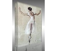 Yangxiaolei cuadros decoracion salon grandes modernos Ilustraciones abstractas de bailarina cuadro lienzos laminas decorativos dormitorios pared 60x90cm(23.6x35.4inch) Sin marco