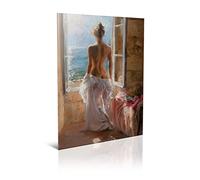 Yangxiaolei cuadros decoracion salon grandes modernos mujeres sexy medio desnudas cuadro lienzos laminas decorativos dormitorios pared 80x120cm sin marco