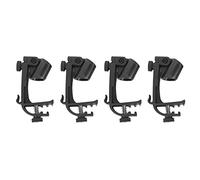 Yangyou 4 clips para micrófono, clip para batería, a de golpes, clip para micrófono, soporte para micrófono, accesorios para instrumentos musicales